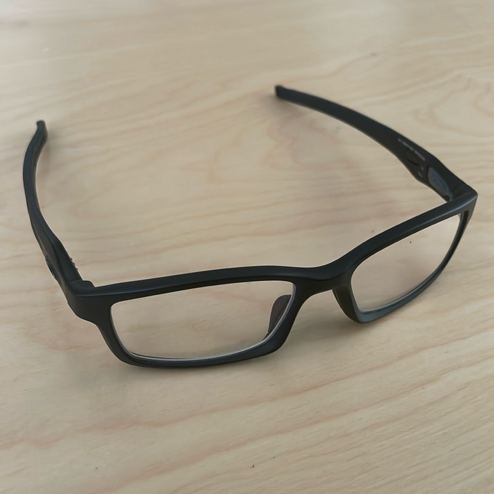 OAKLEY CROSSLINK OX 8027 01 SATIN BLACK with old prescription lens